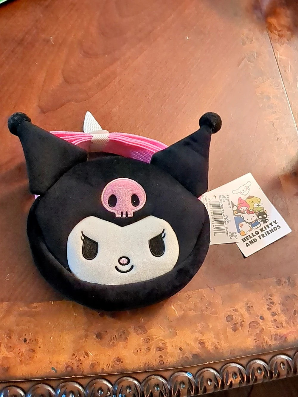 Sanrio Kuromi Mini Bag Black & Pink
